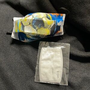 6/$20 New kid’s soccer face mask